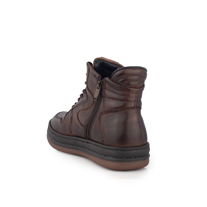 Sepatu Pria Boots Casual Gino Mariani Jacob 1 Coffee