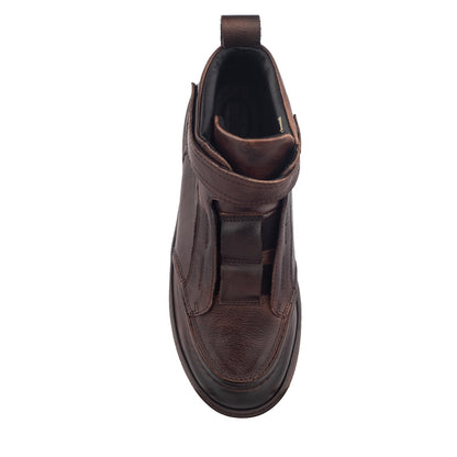 Sepatu Pria Boots Casual Gino Mariani Kenzo Coffee