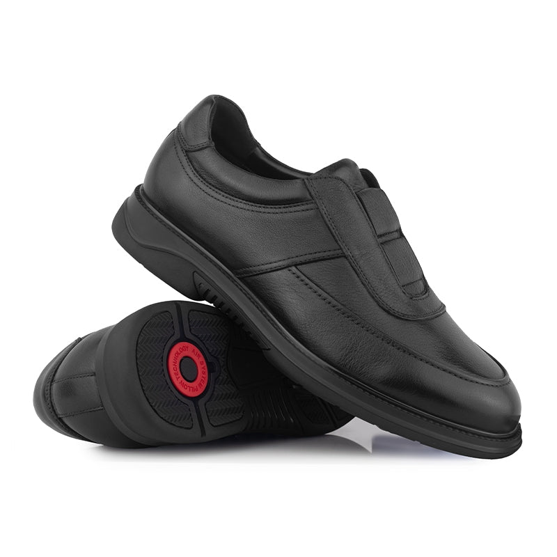 Gino Mariani Jarett Black Sepatu Slip On Pria