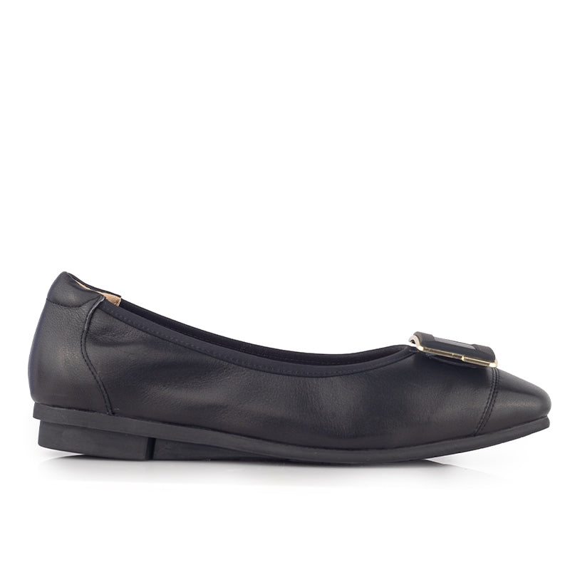 Sepatu Flat Wanita Gino Mariani Glarisa Black