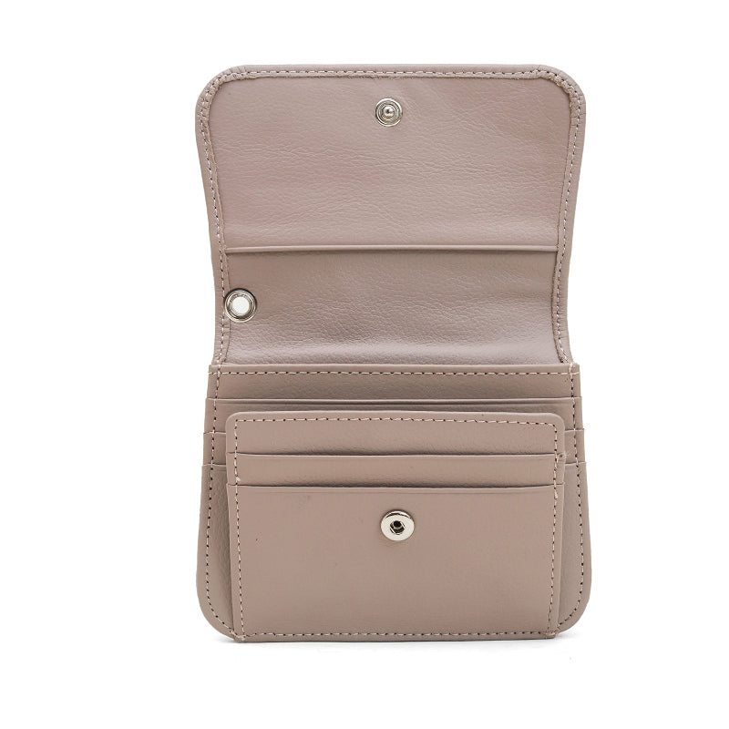 Dompet Kulit Wanita Gino Mariani Small Wallet Alba Khaki