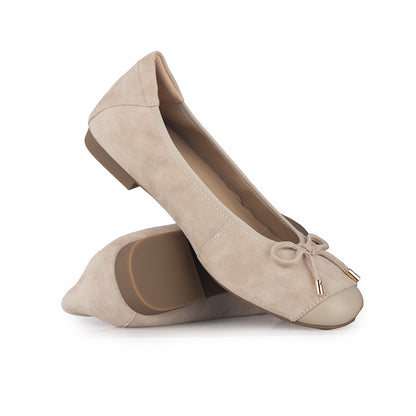 Sepatu Ballet Flats Wanita Gino Mariani Federica Khaki