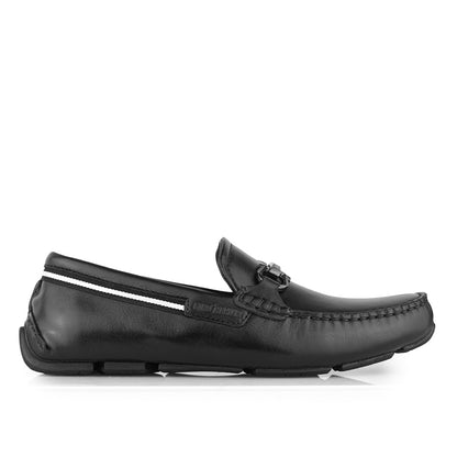 Sepatu Casual Pria Loafer Moccasin Gino Mariani Bartoli 12 Black