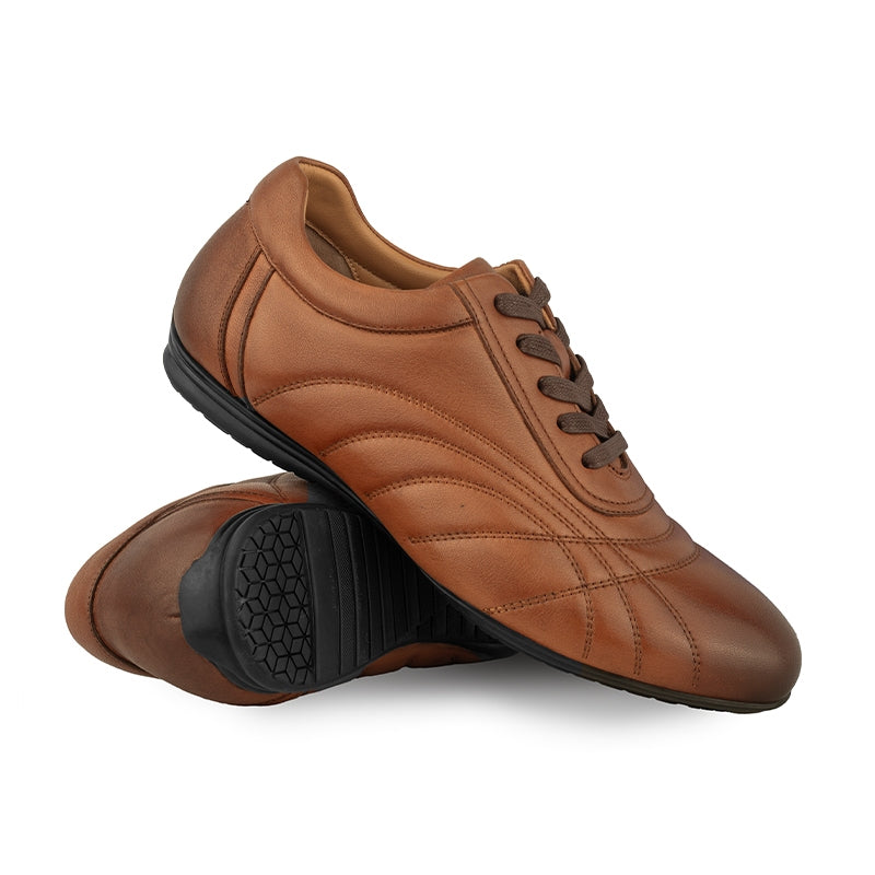 Sepatu Casual Formal Pria Gino Mariani Geomar 1 Brown