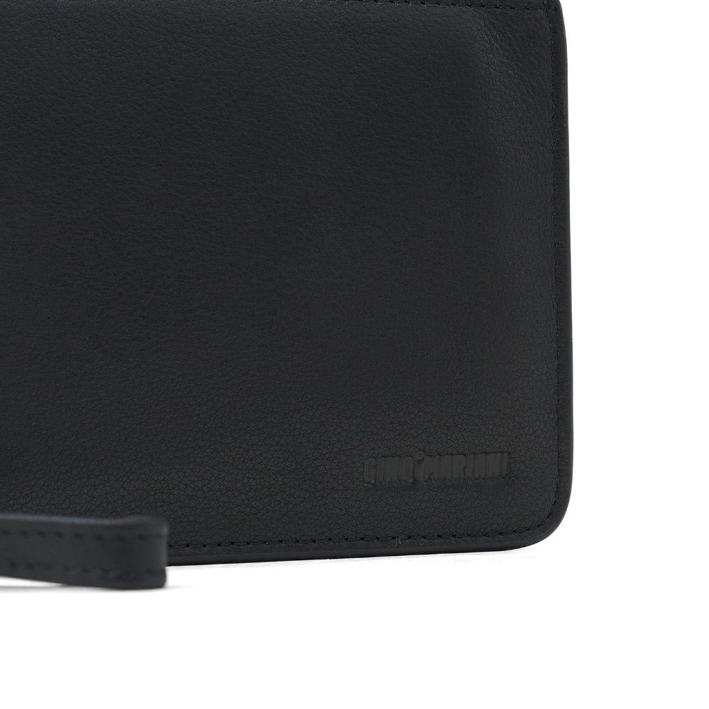 Pouch Kulit Pria Gino Mariani Kaden Black