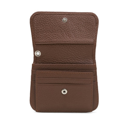 Dompet Kulit Wanita Gino Mariani Small Wallet Alba Brown