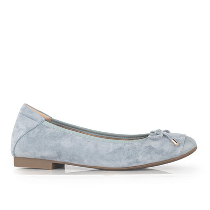 Sepatu Ballet Flats Wanita Gino Mariani Federica Baby Blue