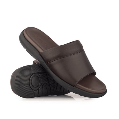 Sandal Kulit Pria Gino Mariani Ilton Brown