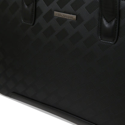 Tas Briefcase Leather Bag Gino Mariani Livio Black