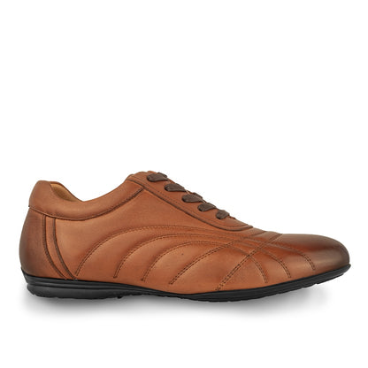Sepatu Casual Formal Pria Gino Mariani Geomar 1 Brown