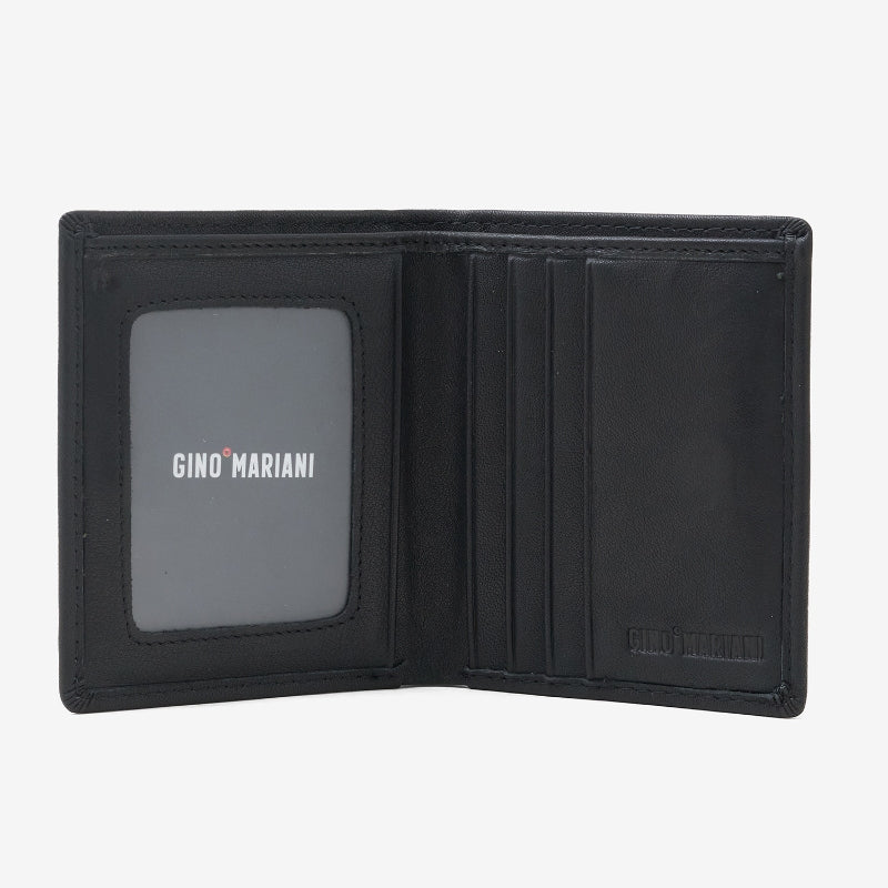Dompet Kulit Pria Gino Mariani Kitaro Black