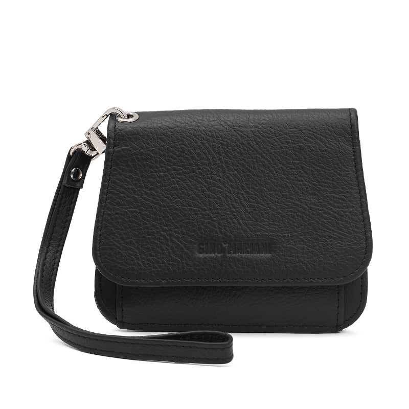 Dompet Kulit Wanita Gino Mariani Small Wallet Alba Black
