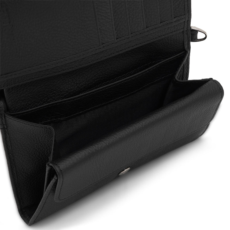 Dompet Kulit Wanita Gino Mariani Avena Black