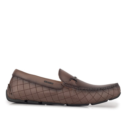 Sepatu Casual Pria Loafer Moccasin Gino Mariani Bartoli 11 Dark Brown