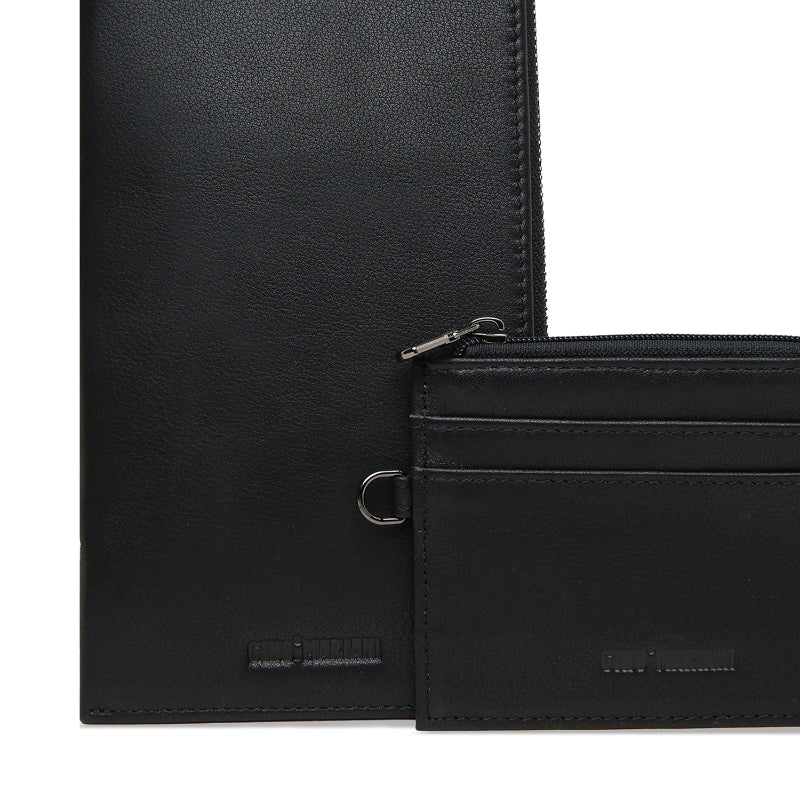 Pouch Kulit Pria Gino Mariani Liam Black
