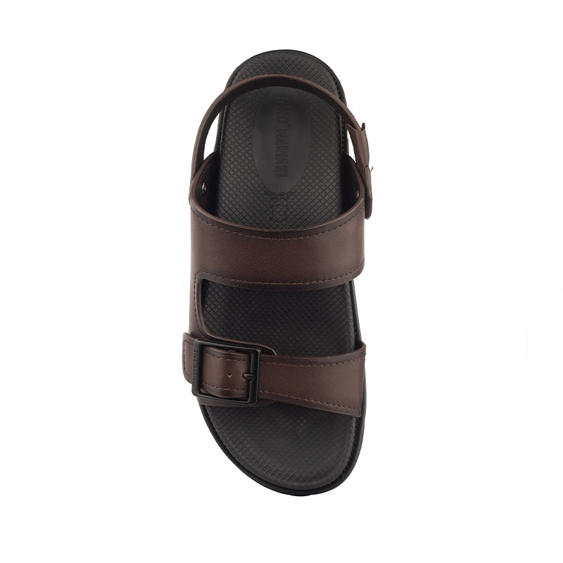 Sandal Kulit Pria Gino Mariani Jasper Brown