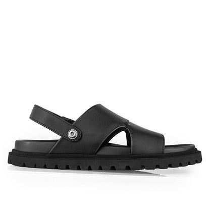 Sandal Kulit Pria Gino Mariani Joel Black