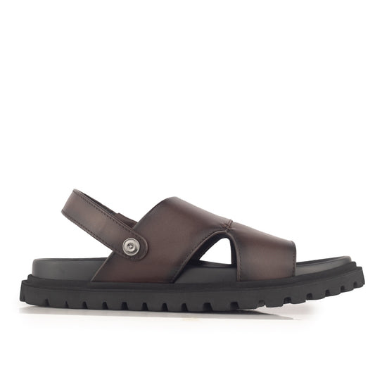 Sandal Kulit Pria Gino Mariani Joel Brown