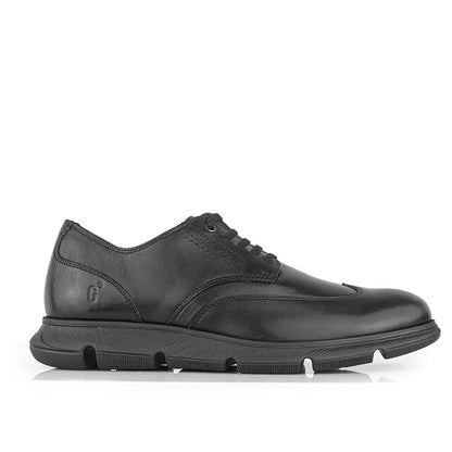 Sepatu Casual Formal Pria Gino Mariani Zenom 2 Black