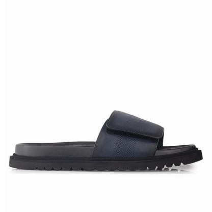 Sandal Kulit Pria Gino Mariani Kairos Navy