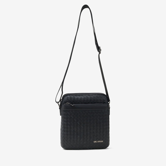 Tas Selempang Pria Kulit Gino Mariani Kevin Black