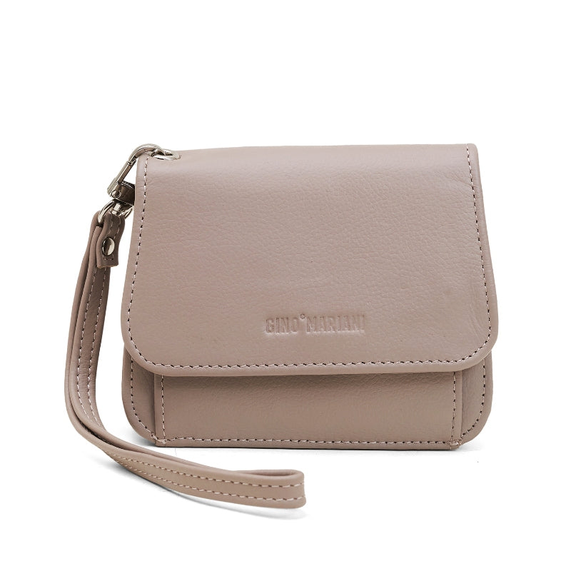 Dompet Kulit Wanita Gino Mariani Small Wallet Alba Khaki