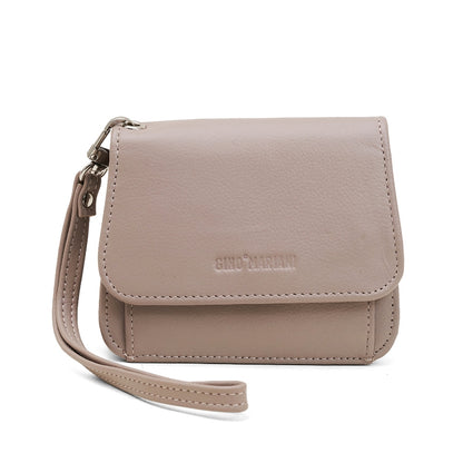 Dompet Kulit Wanita Gino Mariani Small Wallet Alba Khaki