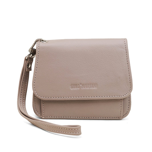 Dompet Kulit Wanita Gino Mariani Small Wallet Alba Khaki