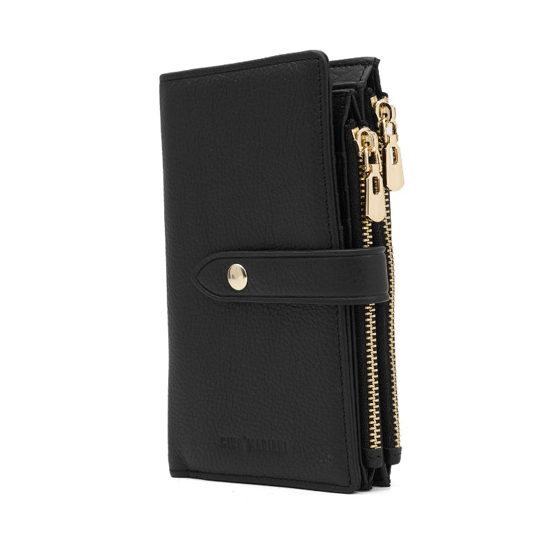 Dompet Panjang Wanita Gino Mariani Long Wallet Aura Black