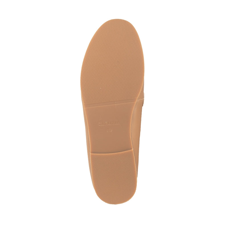 Sepatu Flat Casual Formal Loafer Moccasin Wanita Gino Mariani Fana Cream