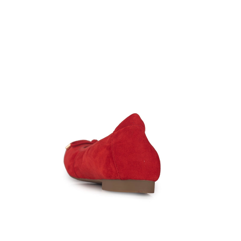 Sepatu Ballet Flats Wanita Gino Mariani Federica Red