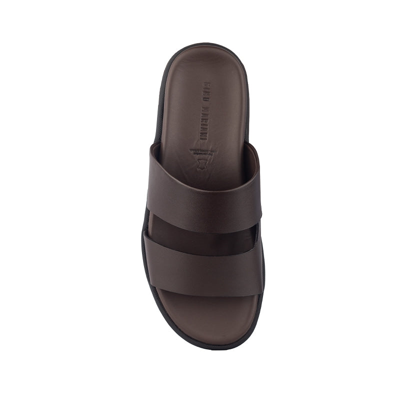 Sandal Kulit Pria Gino Mariani Issa Brown