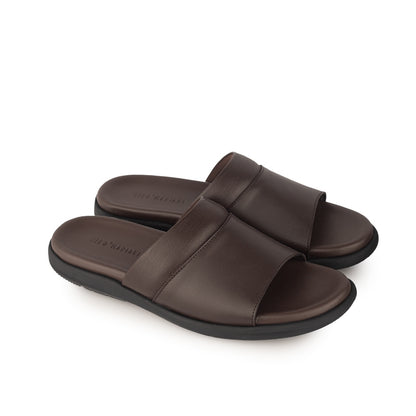 Sandal Kulit Pria Gino Mariani Ilton Brown