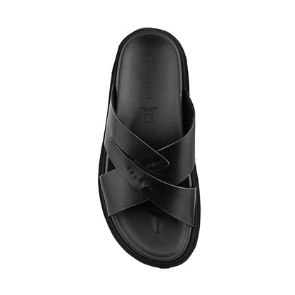 Sandal Kulit Pria Gino Mariani Jagger Black