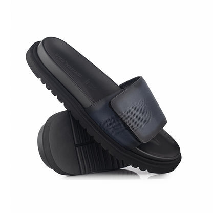 Sandal Kulit Pria Gino Mariani Kairos Navy