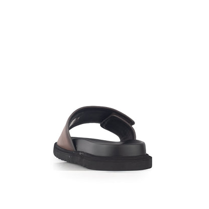 Sandal Kulit Pria Gino Mariani Kairos Coffee