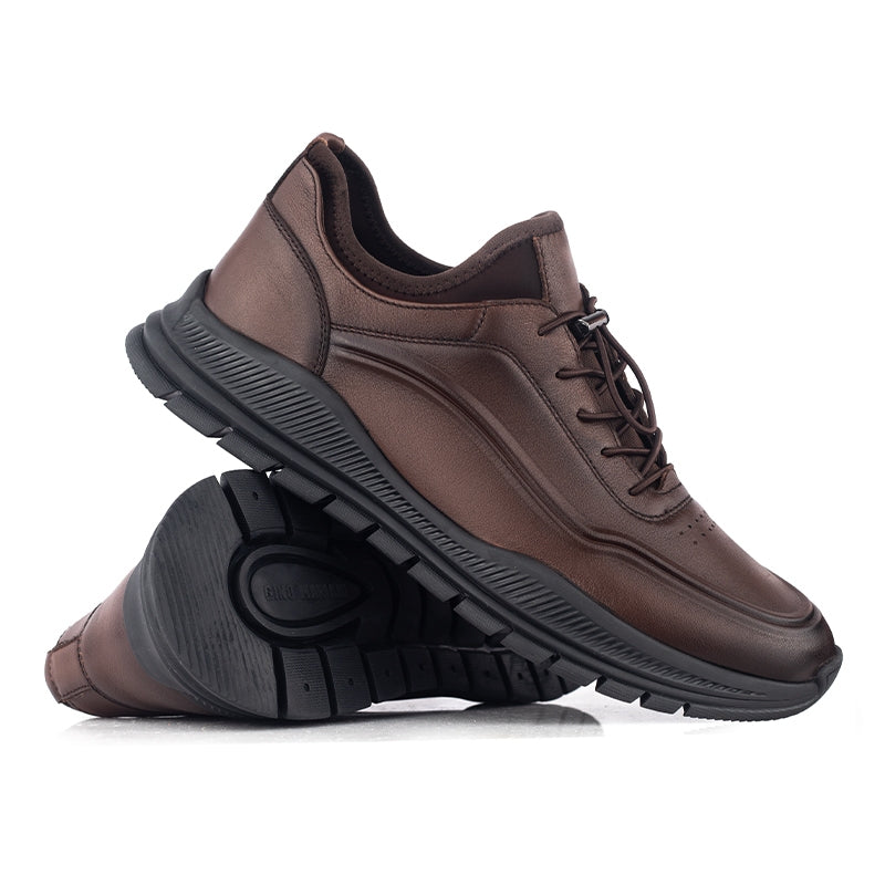 Sepatu Casual Pria Sneakers Gino Mariani Fonzo 2 Brown