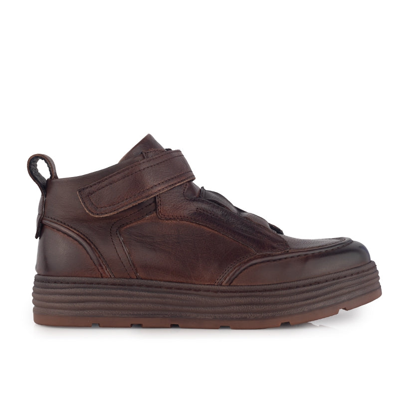 Sepatu Pria Boots Casual Gino Mariani Kenzo Coffee