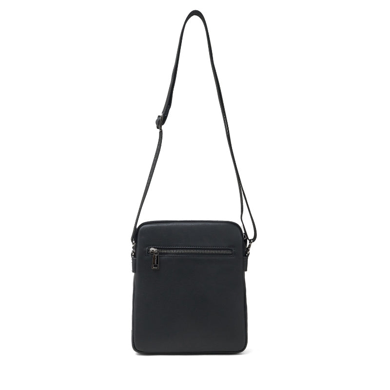 Tas Selempang Pria Kulit Gino Mariani Kevin Black