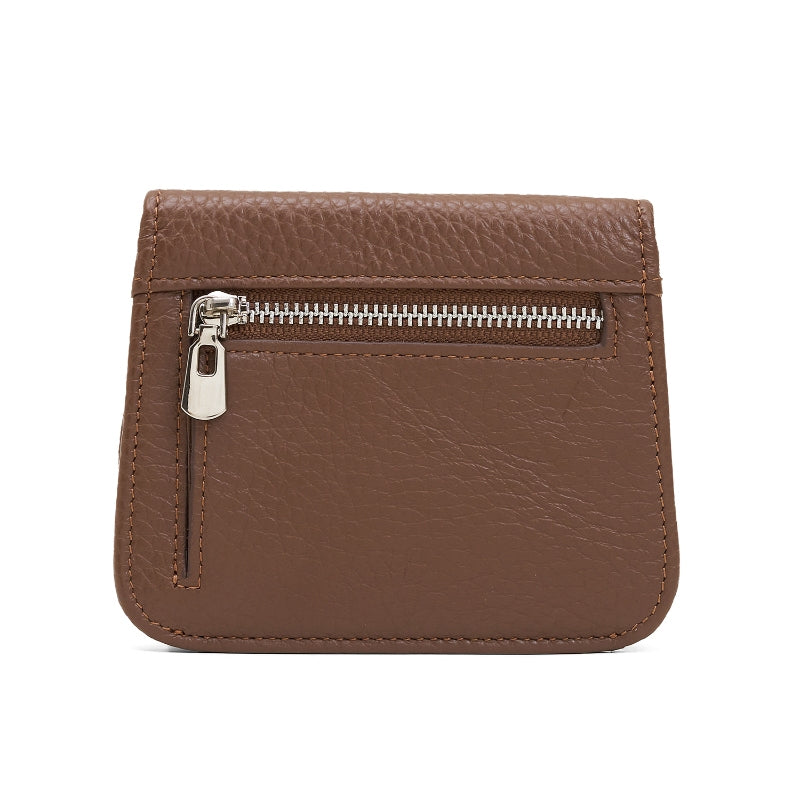 Dompet Kulit Wanita Gino Mariani Small Wallet Alba Brown
