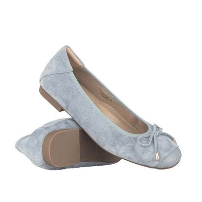 Sepatu Ballet Flats Wanita Gino Mariani Federica Baby Blue