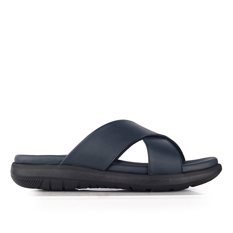 Sandal Kulit Pria Gino Mariani Ives Navy