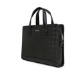 Tas Briefcase Leather Bag Gino Mariani Livio Black