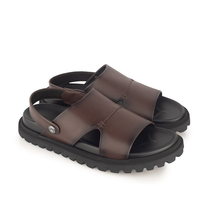 Sandal Kulit Pria Gino Mariani Joel Brown
