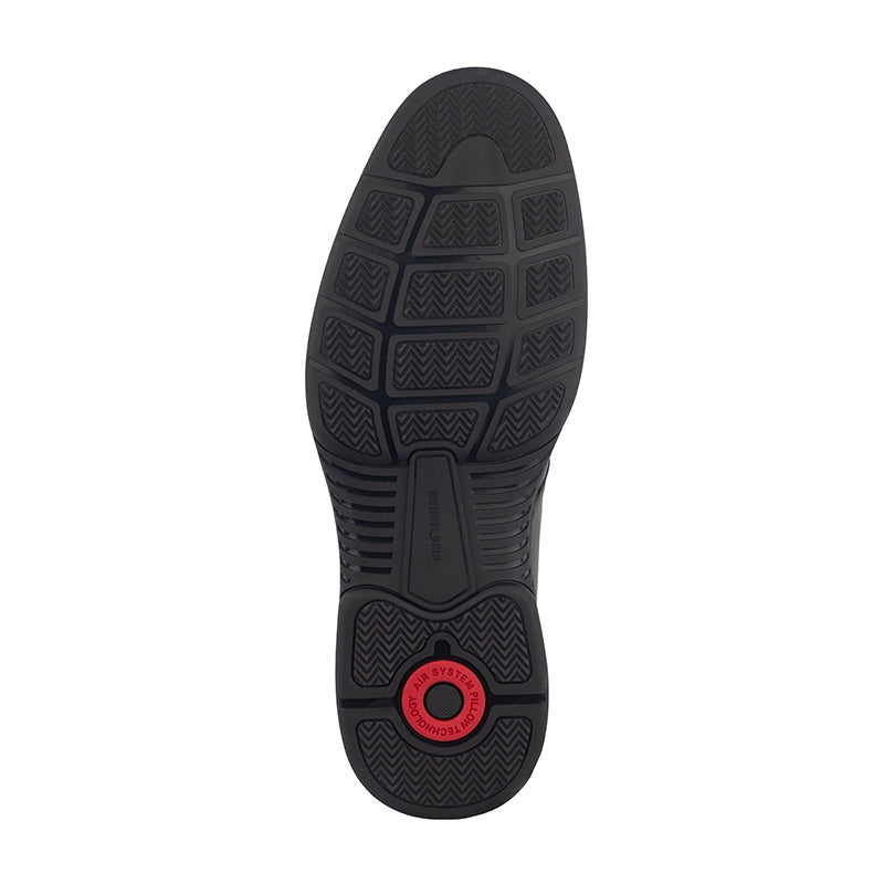 Gino Mariani Jarett Black Sepatu Slip On Pria