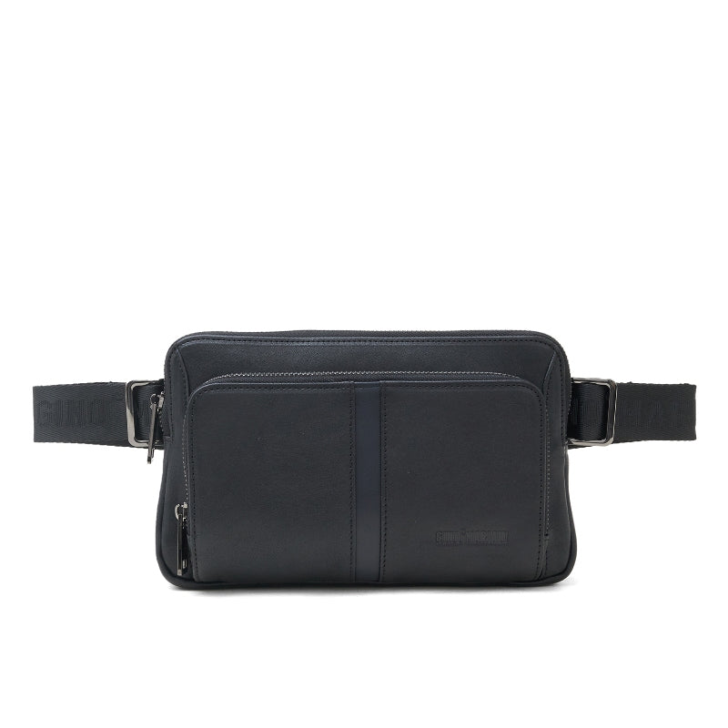 Sling Bag Kulit Pria Gino Mariani Haritz 1 Black