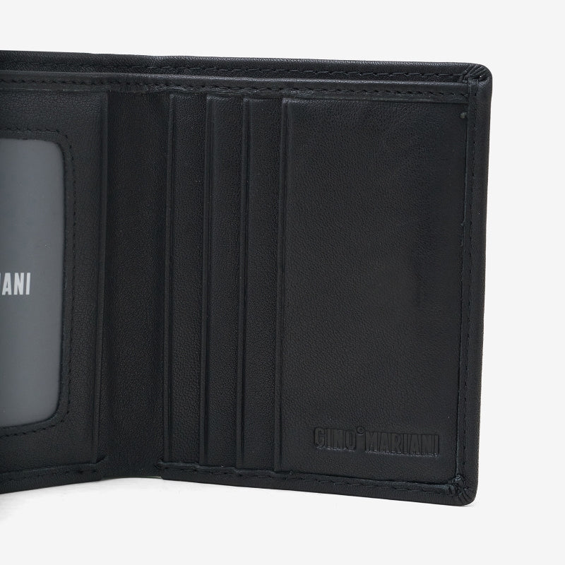 Dompet Kulit Pria Gino Mariani Kitaro Black