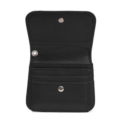Dompet Kulit Wanita Gino Mariani Small Wallet Alba Black