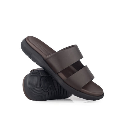 Sandal Kulit Pria Gino Mariani Issa Brown