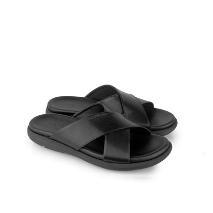 Sandal Kulit Pria Gino Mariani Ives Black